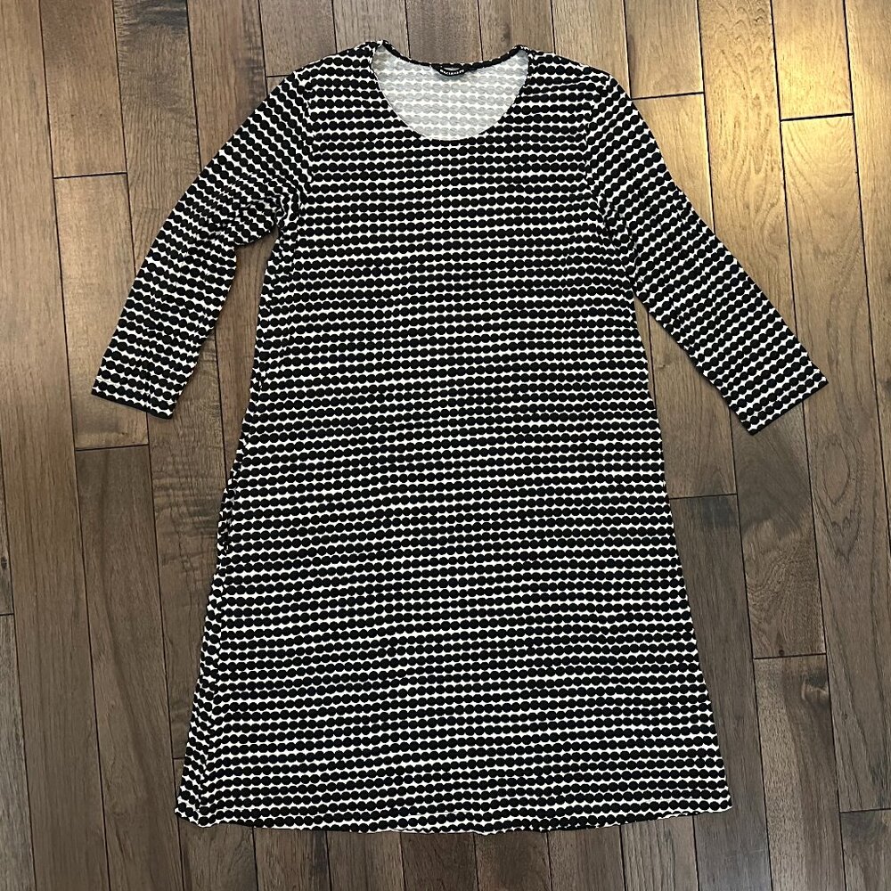3/4 Sleeve Marimekko Shift Dress